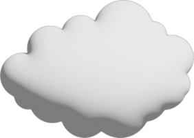 White cloud Crop-out Icon png