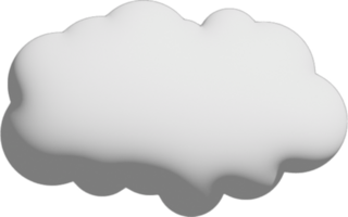 White cloud Crop-out Icon png