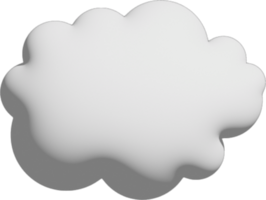 icône de recadrage de nuage blanc png