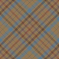 Seamless pattern of scottish tartan plaid. Repeatable background with check fabric texture. Vector backdrop striped textile print.