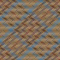 Seamless pattern of scottish tartan plaid. Repeatable background with check fabric texture. Vector backdrop striped textile print.