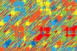 Modern glitch background. Color geometric abstract pattern vector. vector