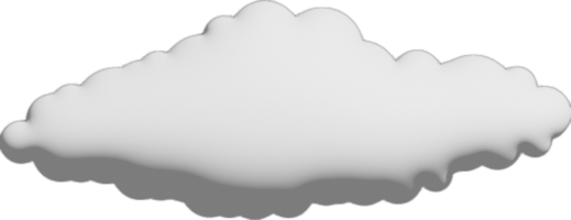 icône de recadrage de nuage blanc png