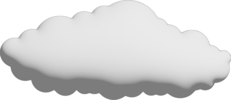 White cloud Crop-out Icon png