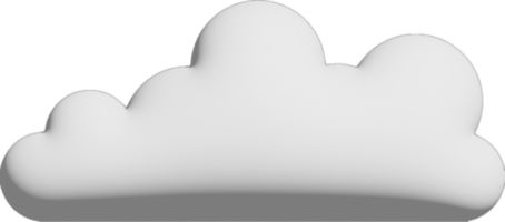 icono de recorte de nube blanca png