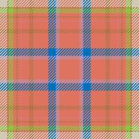 vector de patrón de cuadros sin costuras de tartán escocia. tela de fondo retro. textura geométrica cuadrada de color de verificación vintage.