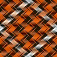 Seamless pattern of scottish tartan plaid. Repeatable background with check fabric texture. Vector backdrop striped textile print.