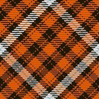 Seamless pattern of scottish tartan plaid. Repeatable background with check fabric texture. Vector backdrop striped textile print.