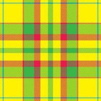 Pixel background vector design. Modern seamless pattern plaid. Square texture fabric. Tartan scottish textile. Beauty color madras ornament.