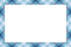 Vintage frame vector. Scottish border pattern retro style. Tartan plaid ornament. vector