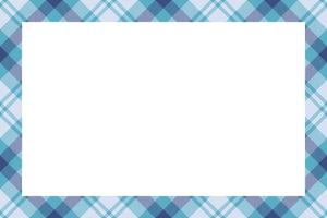 Vintage frame vector. Scottish border pattern retro style. Tartan plaid ornament. vector