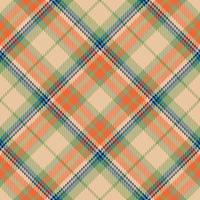 vector de patrón de cuadros sin costuras de tartán escocia. tela de fondo retro. textura geométrica cuadrada de color de verificación vintage.