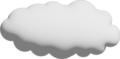 White cloud Crop-out Icon png