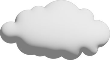 White cloud Crop-out Icon png