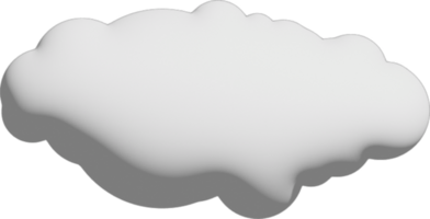 White cloud Crop-out Icon png