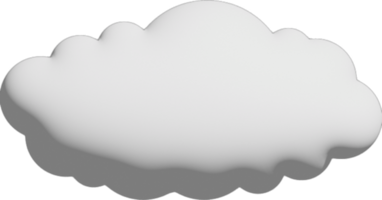 White cloud Crop-out Icon png