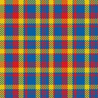 Seamless pattern of scottish tartan plaid. Repeatable background with check fabric texture. Vector backdrop striped textile print.