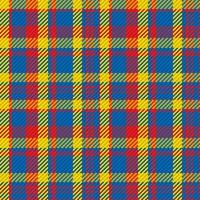 Seamless pattern of scottish tartan plaid. Repeatable background with check fabric texture. Vector backdrop striped textile print.