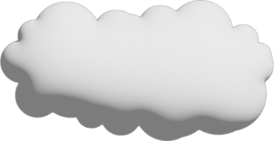 wit wolk uitsnijden icoon png