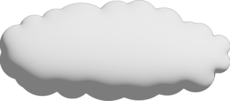 White cloud Crop-out Icon png