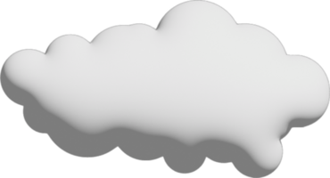 White cloud Crop-out Icon png