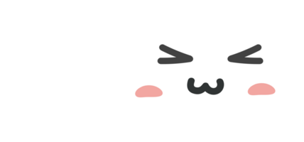 shy white cloud cartoon character crop-out png