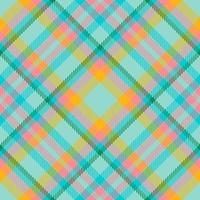 Tartan scotland seamless plaid pattern vector. Retro background fabric. Vintage check color square geometric texture. vector