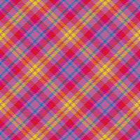 Seamless pattern of scottish tartan plaid. Repeatable background with check fabric texture. Vector backdrop striped textile print.