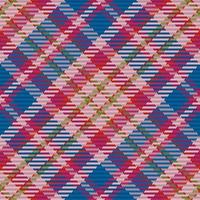 Seamless pattern of scottish tartan plaid. Repeatable background with check fabric texture. Vector backdrop striped textile print.