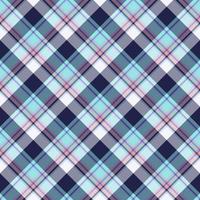 Plaid seamless pattern. Vector background of textile ornament. Flat fabric design.