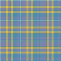 Plaid seamless pattern. Vector background of textile ornament. Flat fabric design.