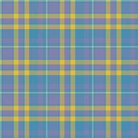 Plaid seamless pattern. Vector background of textile ornament. Flat fabric design.