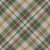 Seamless pattern of scottish tartan plaid. Repeatable background with check fabric texture. Vector backdrop striped textile print.