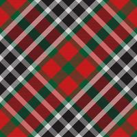 Plaid pattern seamless. Check fabric texture. Stripe square background. Vector textile design.