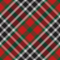 Plaid pattern seamless. Check fabric texture. Stripe square background. Vector textile design.