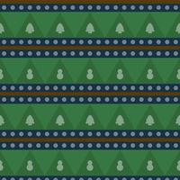 Christmas Green, Blue, and Brown Color Pattern Design. Solid Color. vector