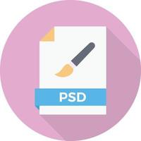 ilustración de vector de archivo psd en un fondo. símbolos de calidad premium. iconos vectoriales para concepto y diseño gráfico.