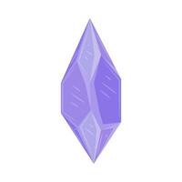 purple gemstone icon vector