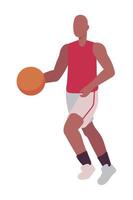 player male of basketball vector