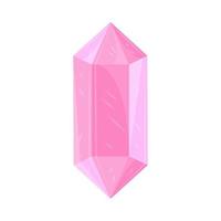 pink gemstone icon vector