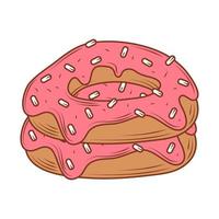 sweet donuts icon vector