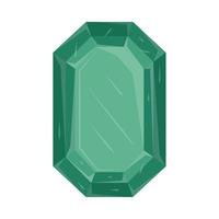 emerald gemstone icon vector