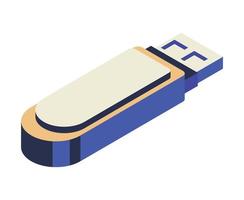 flash drive backup vector