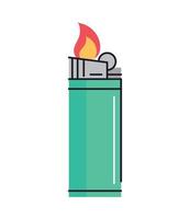lighter icon isolated vector
