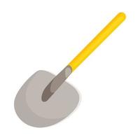 Shovel icon in cartoon style vector