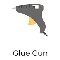 Trendy Glue Gun vector