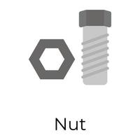 Trendy Nut Concepts vector