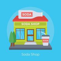 Trendy Soda Shop vector