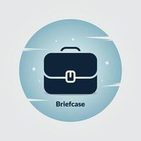 Briefcase sign icon design vector illustration, baggage business concept