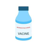 Vacine for MONKEYPOX virus icon vector